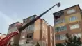 Kocaeli'de 7 Katlı Apartman Çatısı Yandı