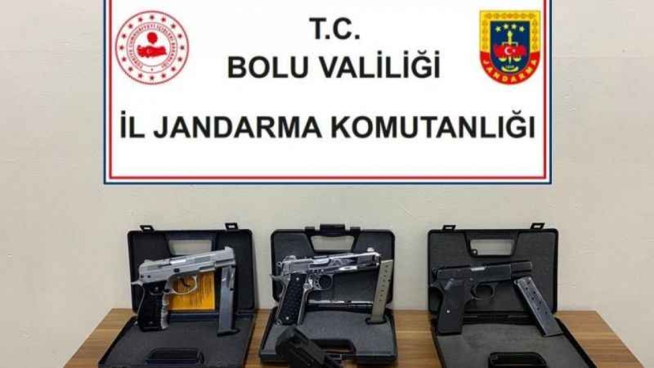 Jandarma Ekibinden Şok Plan: 4 ruhsatsız tabanca ele geçirildi