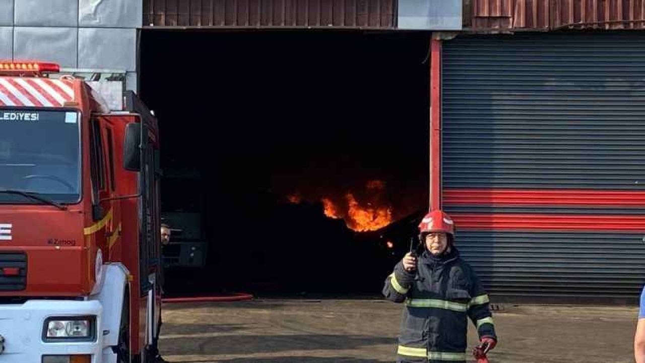 Kocaeli’de fabrika yangını