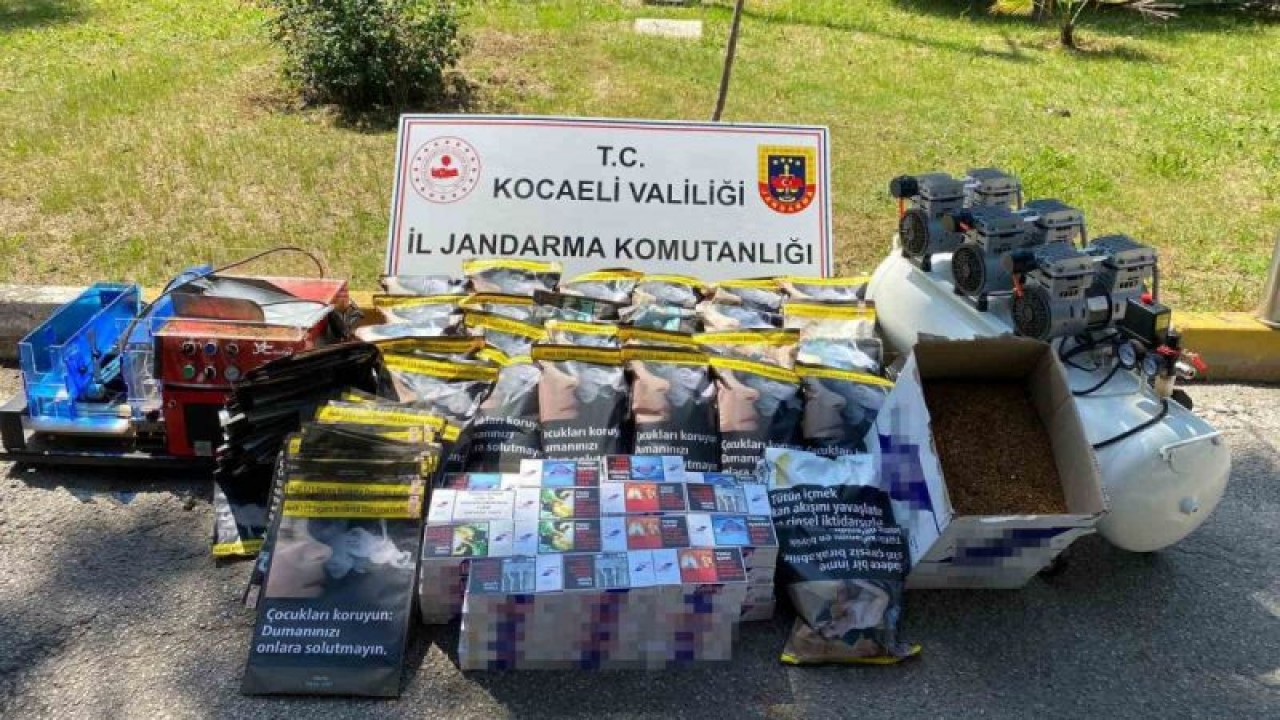 Kocaeli’de operasyon: 11 bin 680 bandrolsüz makaron ele geçirildi