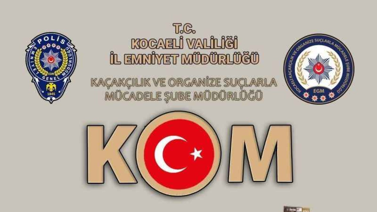 Kocaeli’de kaçakçılık operasyonu