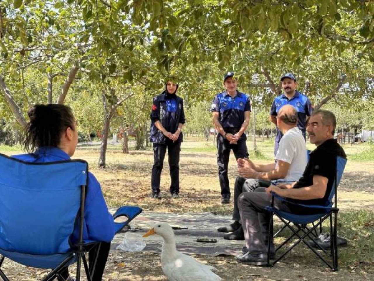 Vatandaşların huzuru ve güvenliği için devriye atıyorlar
