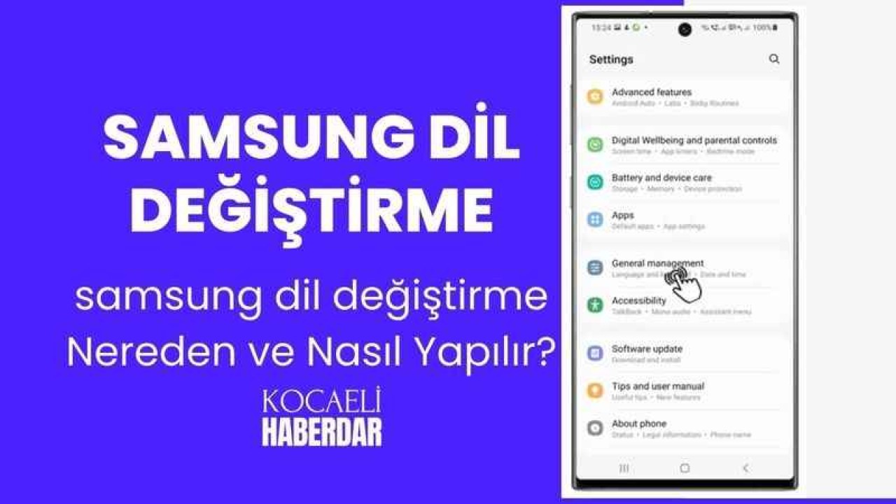 Samsung Dil Değiştirme Nereden Ve Nasıl Yapılır?