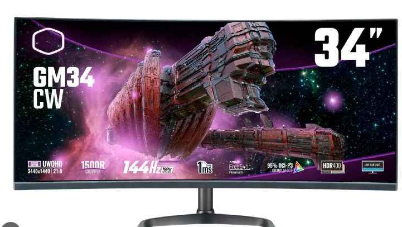 Bana Monitör Lazım Diyenler: Cooler Master 180 Hz Kavisli Monitör Geliyor