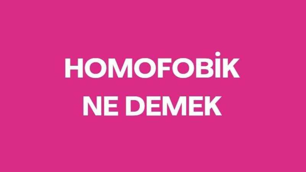 Homofobik Ne Demek? Homofobik Anlamı Nedir?