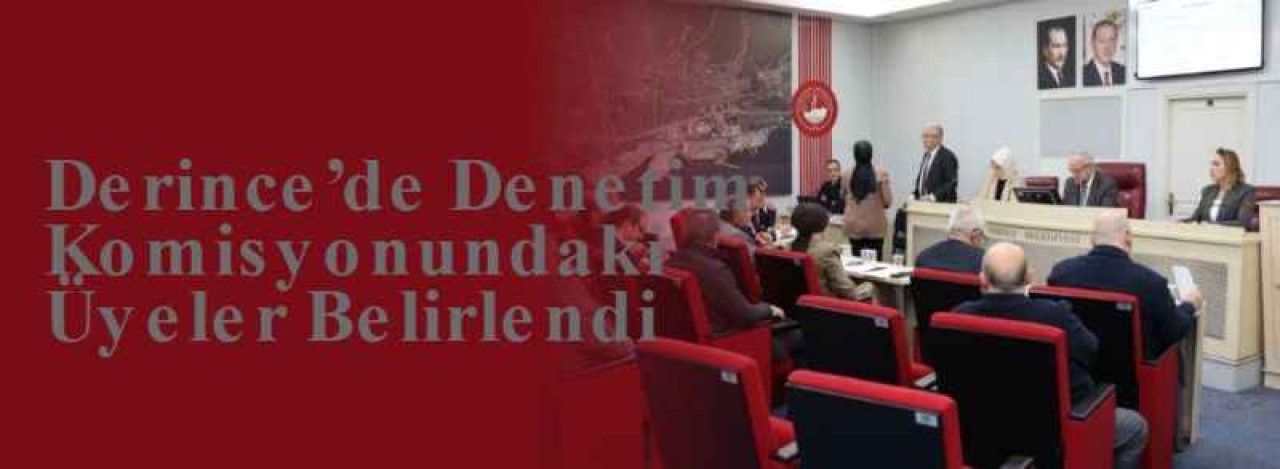 Derince’de Denetim Komisyonundaki Üyeler Belirlendi 5