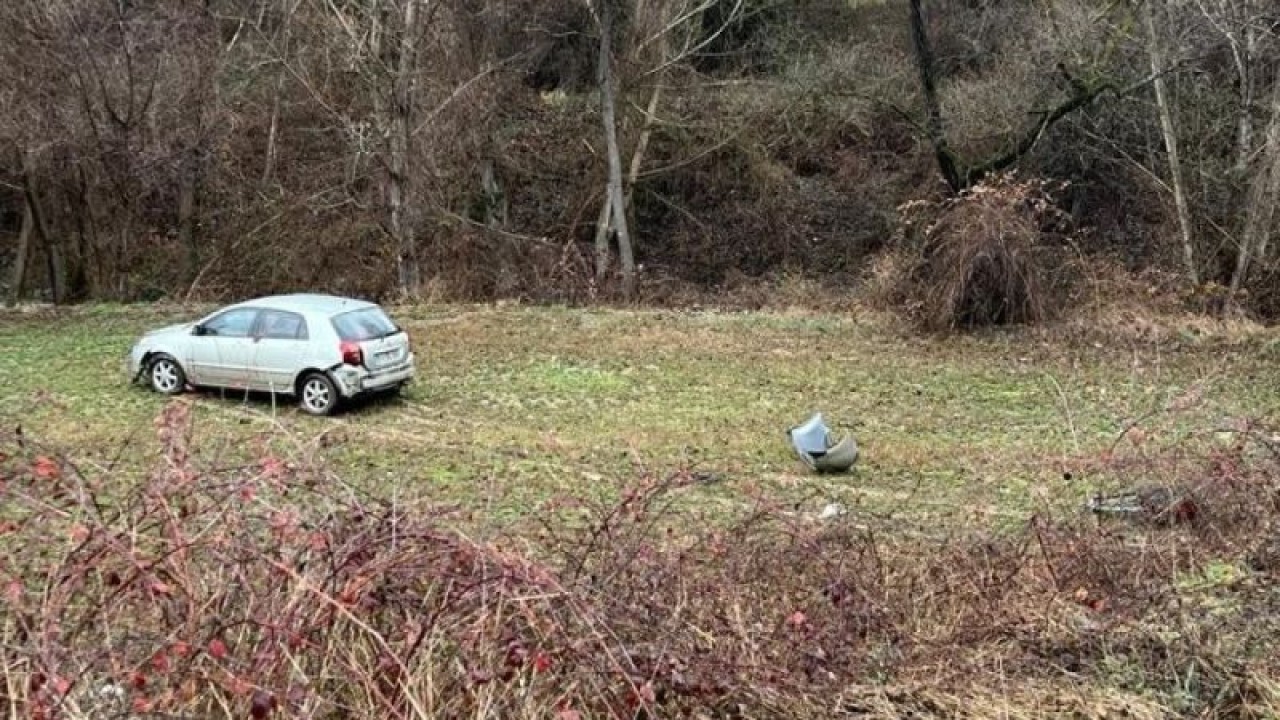 Bolu'da Otomobil Tarlaya Uçtu: 1 Yaralı 3