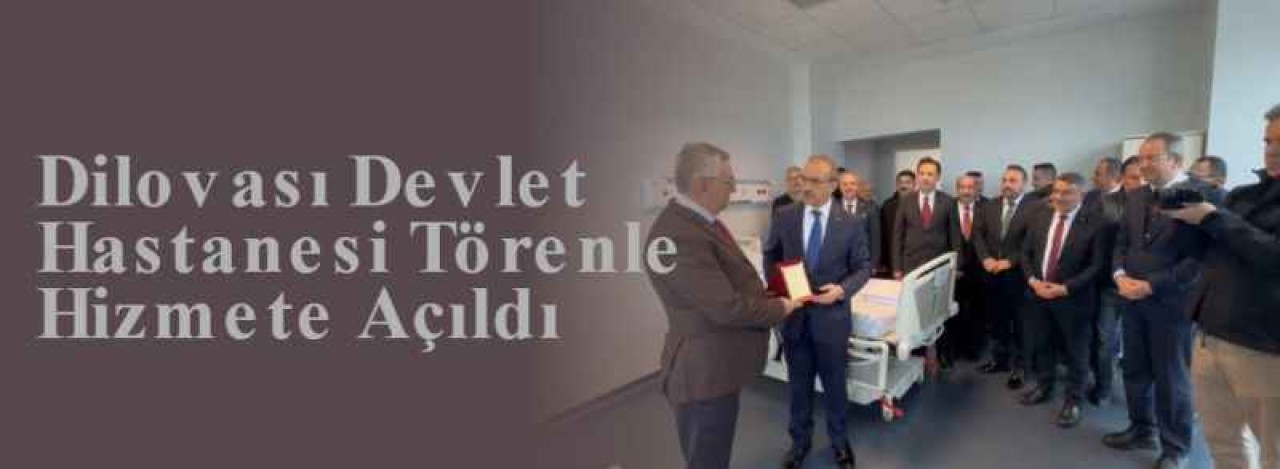 Dilovası Devlet Hastanesi Törenle Hizmete Açıldı 5