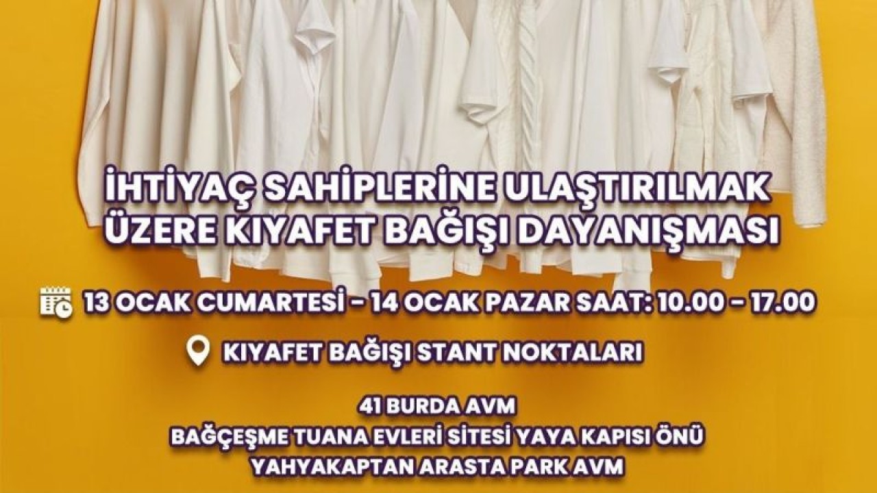 İzmit'te Kıyafet Bağışı Kampanyası  2