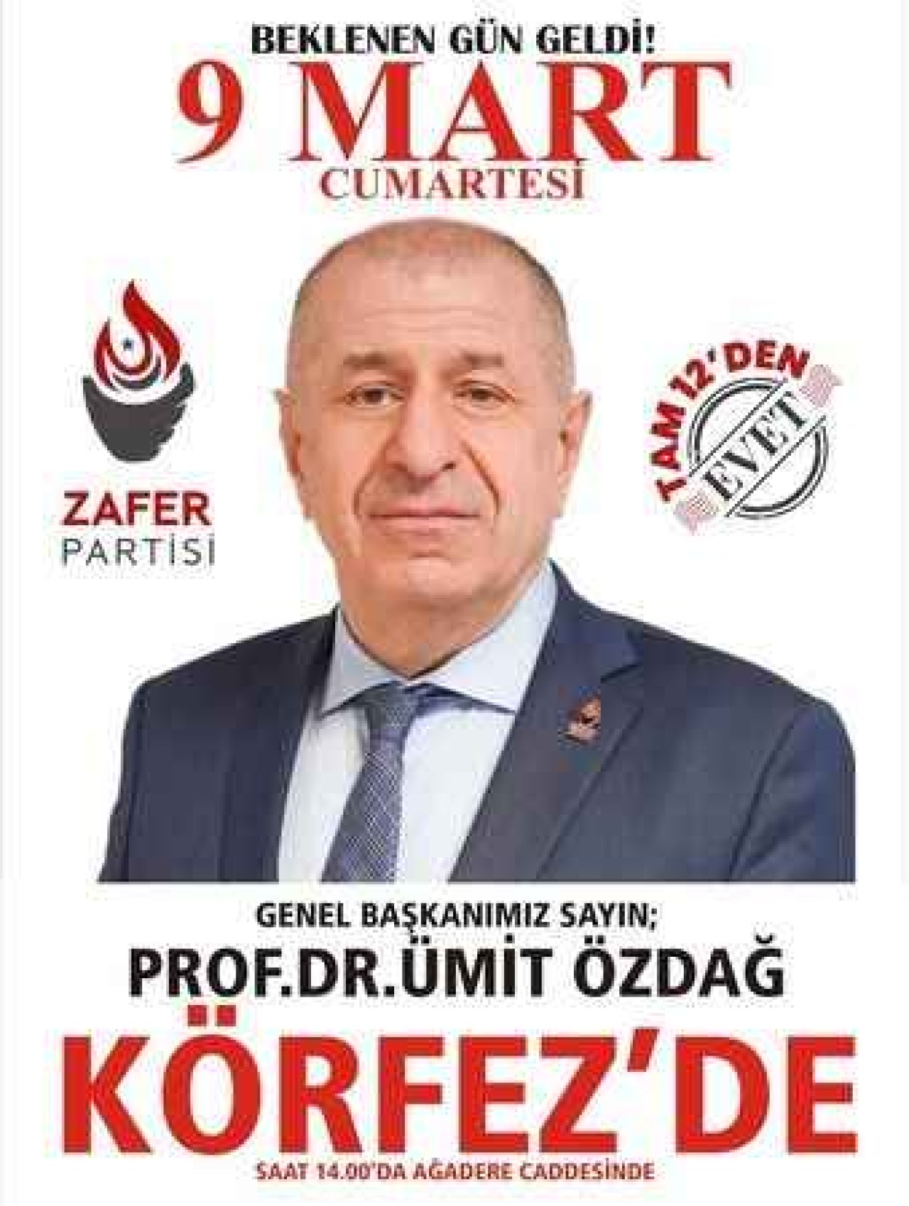 Ümit Özdağ Kocaeli'ye Geliyor