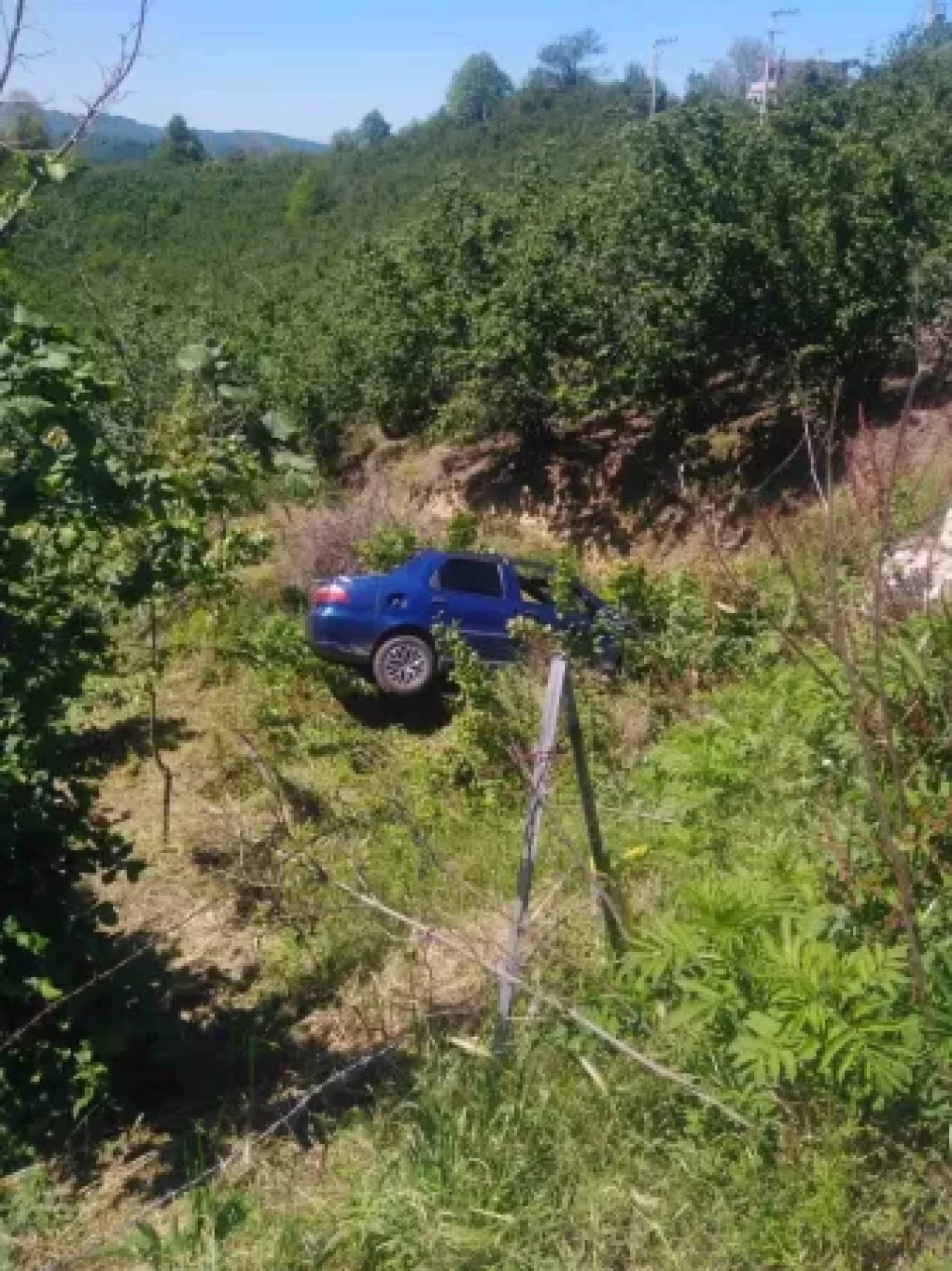 Düzce Akçakoca'da Kaza: Otomobil ile tarım aracı çarpıştı; 2 yaralı