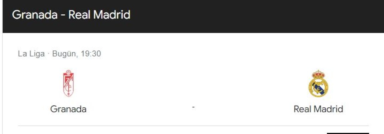 Granada - Real Madrid Maçı Hangi Kanalda Saat Kaçta?