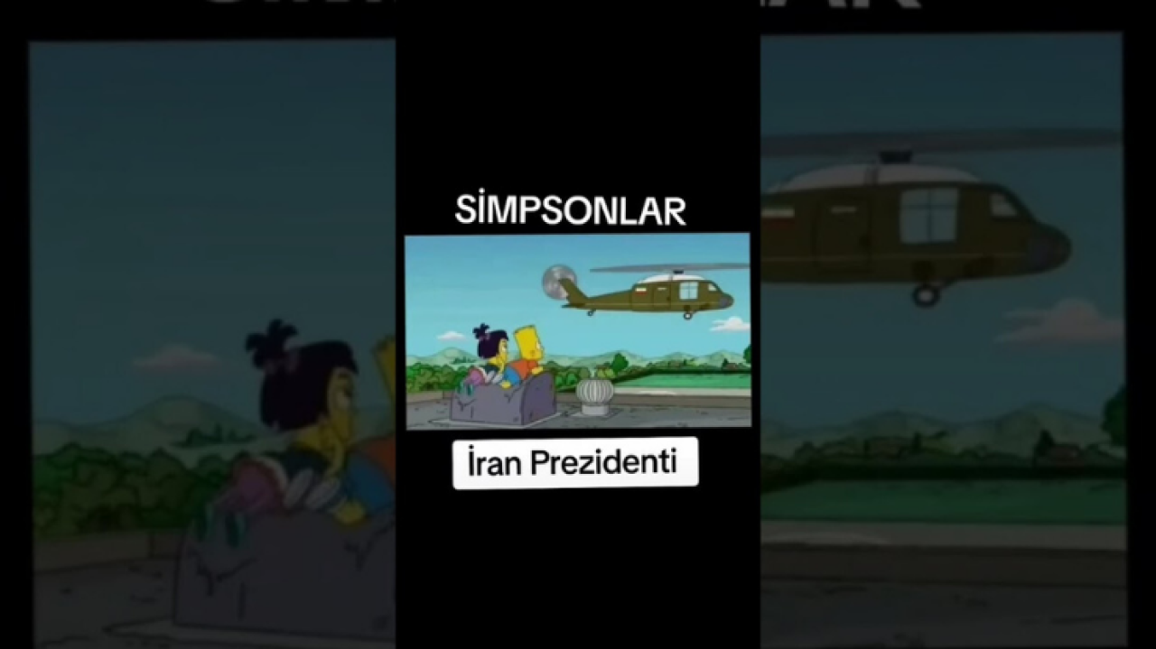 Simpsonlar Yine mi Biliyor? İran Cumhurbaşkanı'nın Uçak Kazasını Önceden Gördüler!