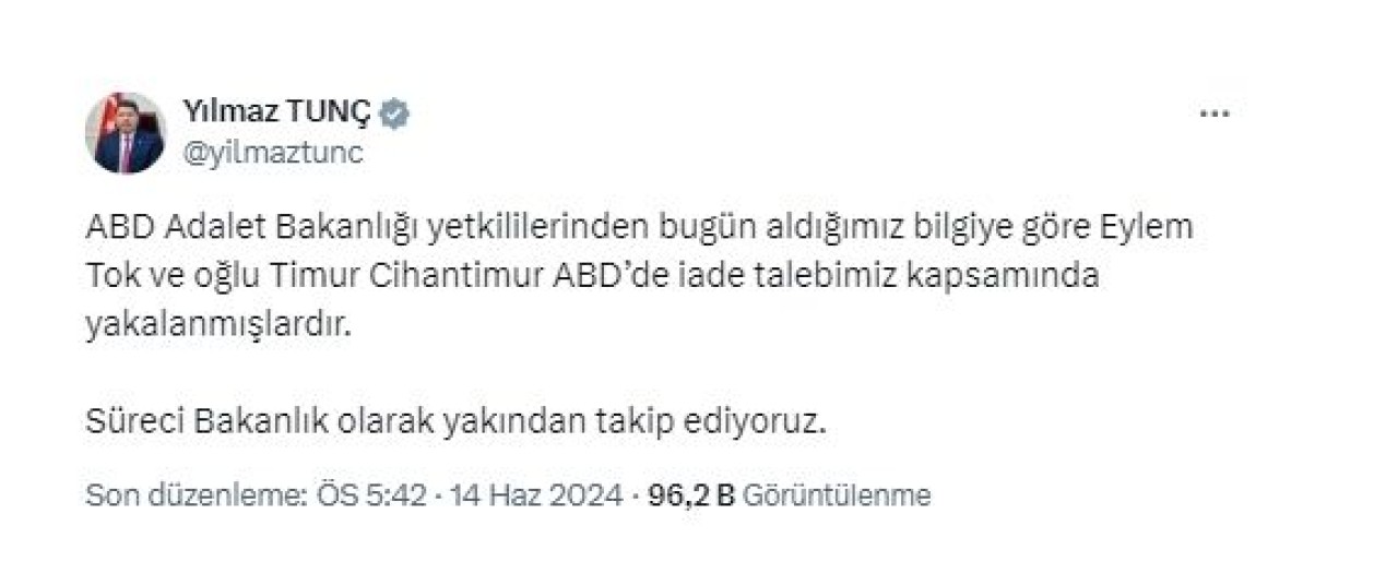 Ünlü Yazar Eylem Tok ve Oğlu ABD'de Yakalandı