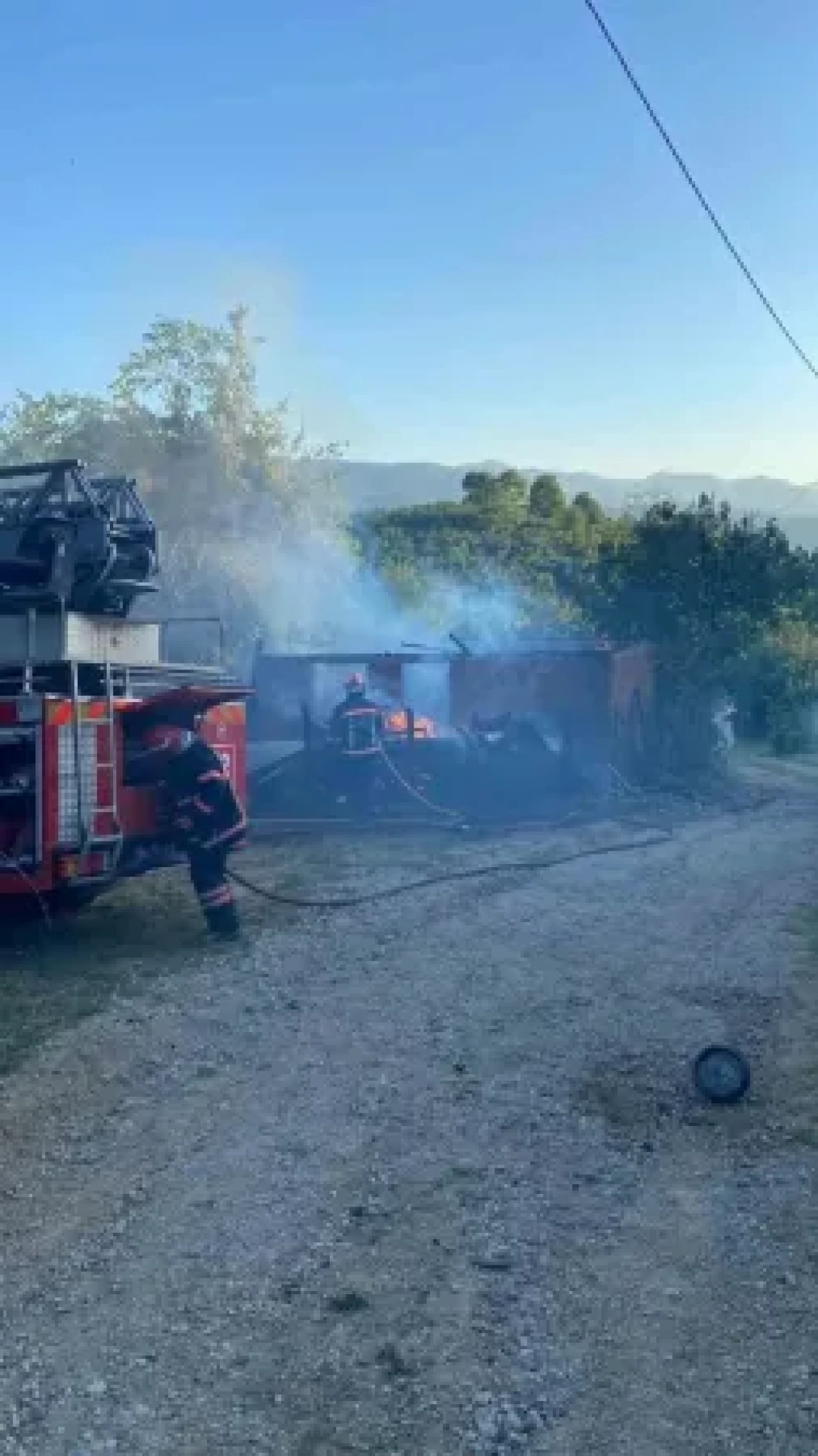 Sakarya'da Tüp Yangına Neden Oldu