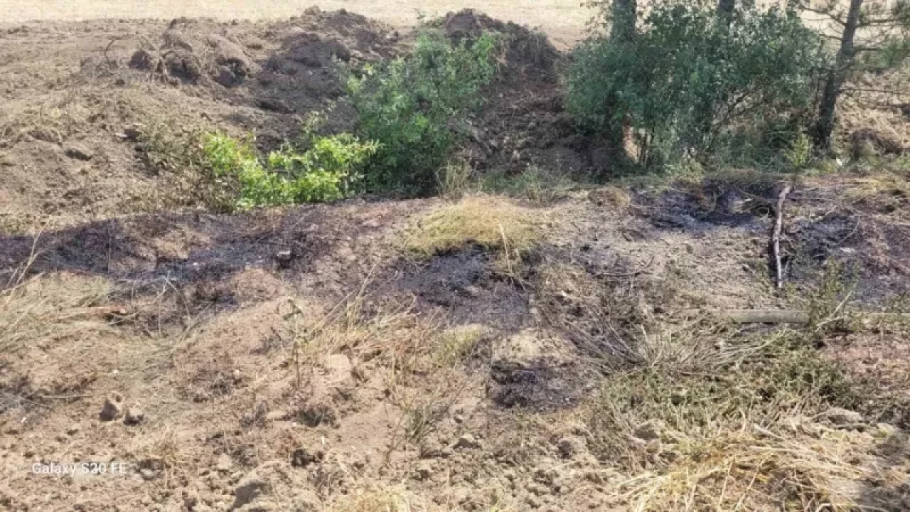 Bolu'da Hortum Yangına Yol Açtı