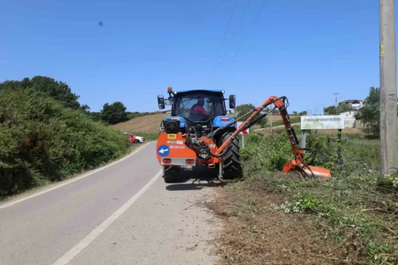 Kocaeli'de Yol Kenarları Temizleniyor