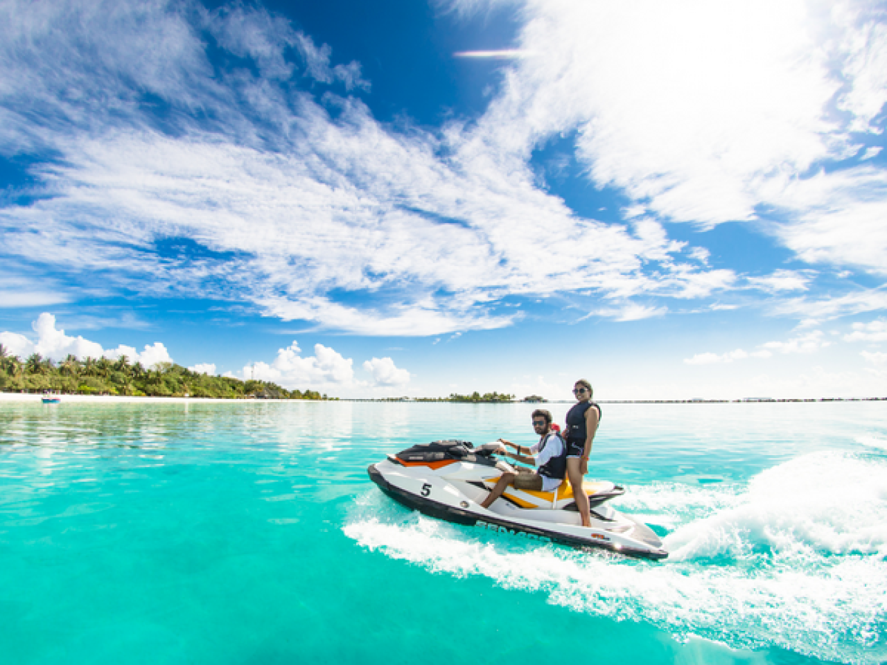 Darıca'da Denizde Yüzerken Jet Ski Çarptı Ölümden Döndü