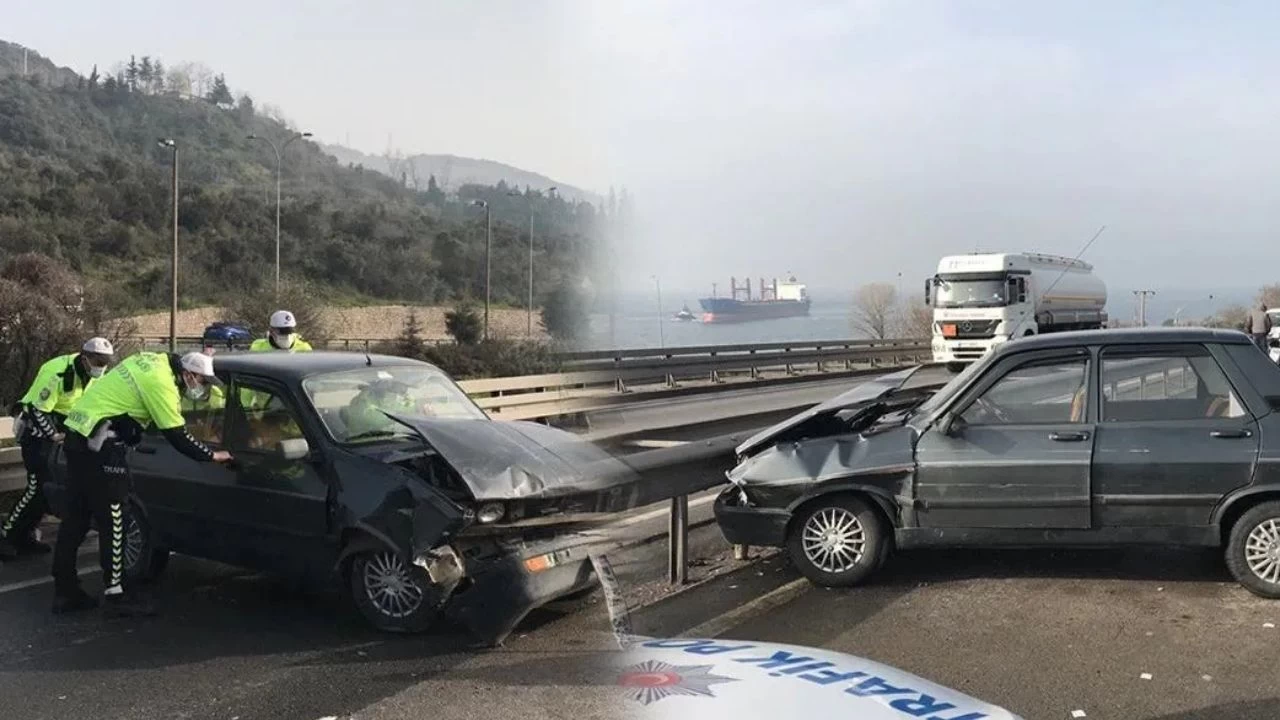 Kocaeli’de Aynı Gün İkinci Zincirleme Kaza! 7 Araç Birbirine Girdi