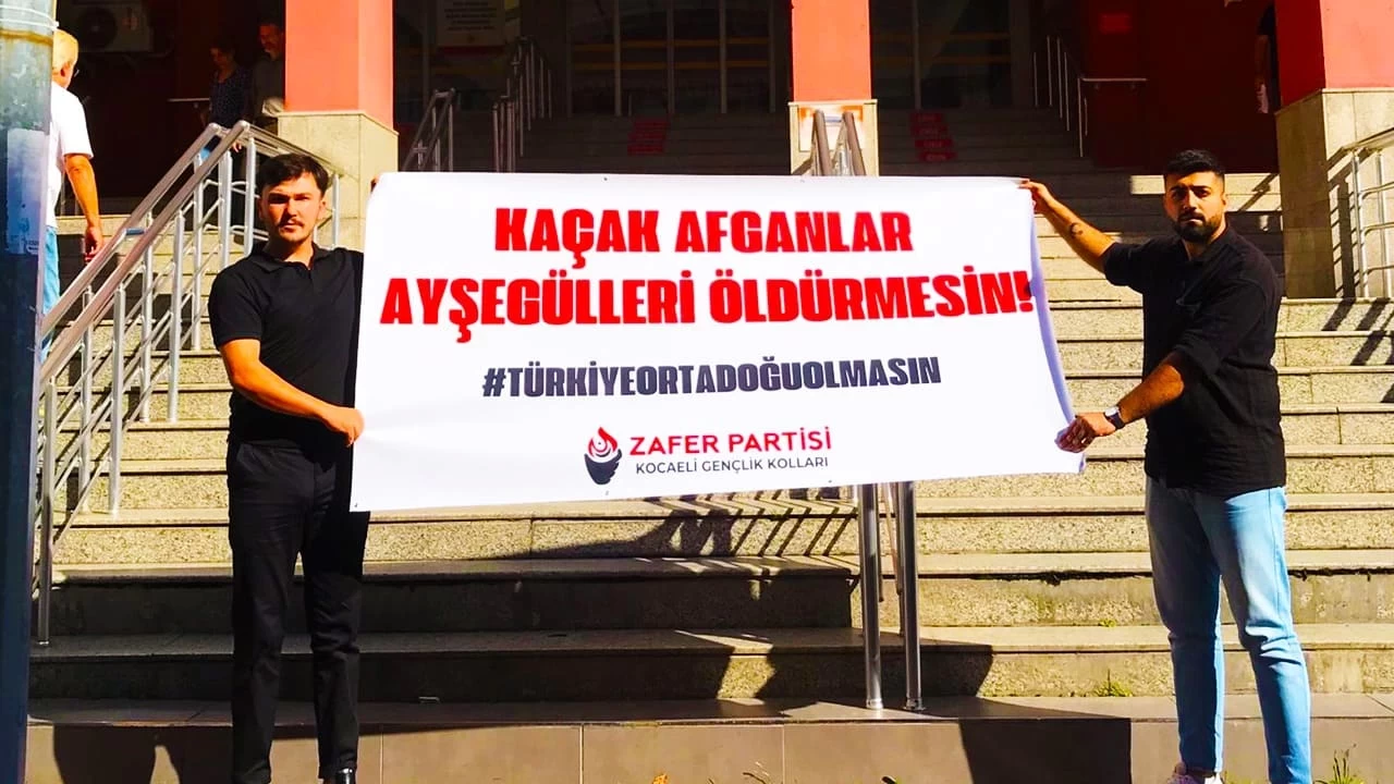 Zafer Partisi Gençlik Kolları'ndan Ayşegül Eylemi