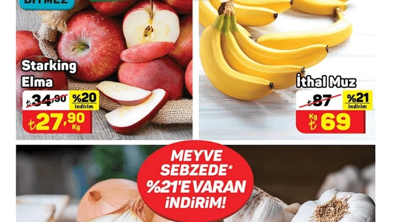 12 Ekim A101 Aktüel Kataloğu Yayımlandı! Meyve ve Sebzelerde %21 İndirim