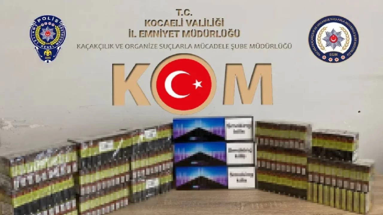 Kocaeli İzmit Tütün Operasyonu Yapıldı! 120 Kilogram Kaçak Tütün Ele Geçirildi