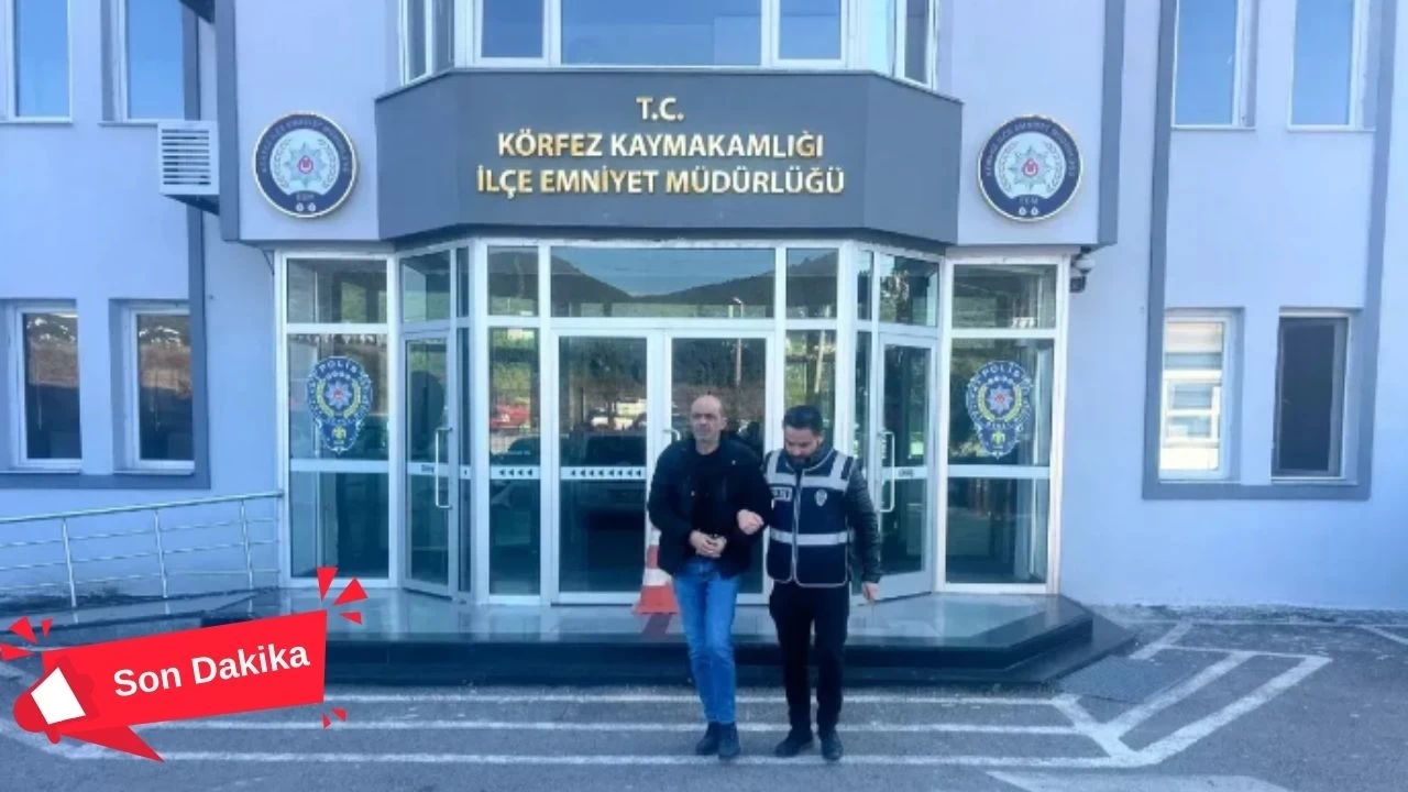 Kocaeli Körfez'de Firari Hükümlü Yakalandı! 15 yıl 7 ay 25 Gün Hapis Cezası Çekecek