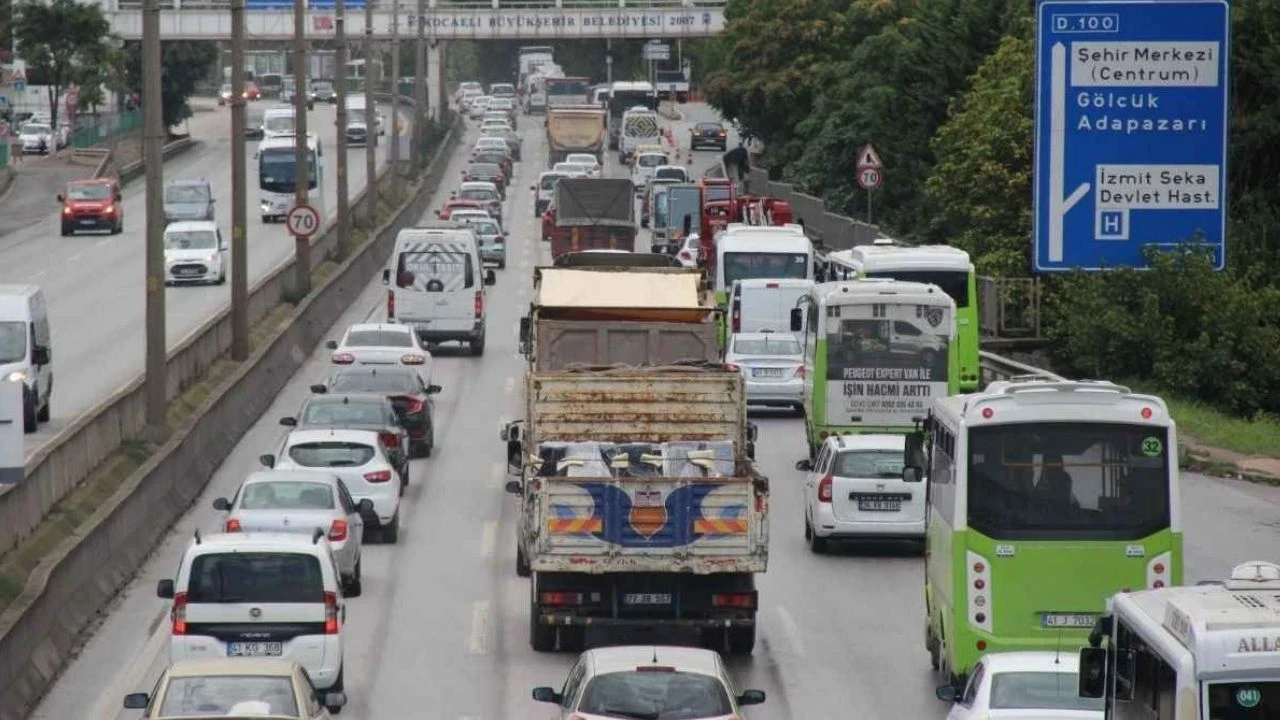 Kocaeli’nin Araç Sayısı Açıklandı! 574 Bin 243 Araç Trafikte