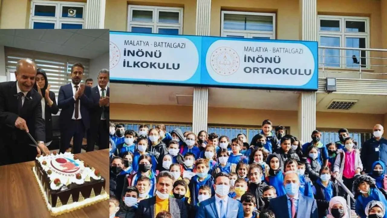 Malatya'da doğum gününde emekli olan öğretmene anlamlı veda