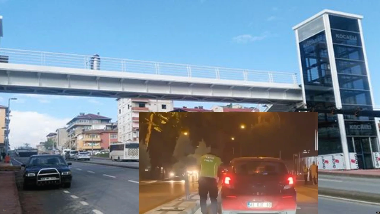 Çayırova'da Vaka! Trafikte Araçların Önüne Atladı, Güvenliği Tehlikeye Attı