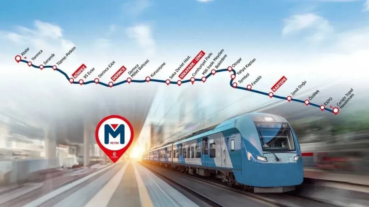 Kocaeli'e metro geliyor