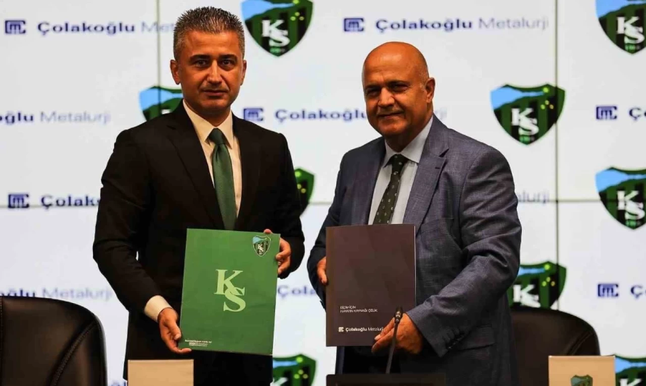 Kocaelispor, Çolakoğlu Metalurji ile Sponsorluk Anlaşması İmzaladı