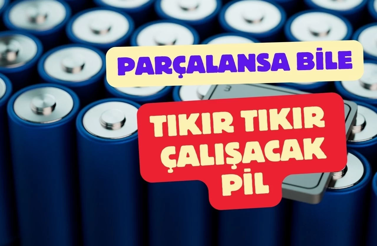 Çin Öyle Bir Pil Yaptı Ki Parçalasanız Bile Çalışıyor!