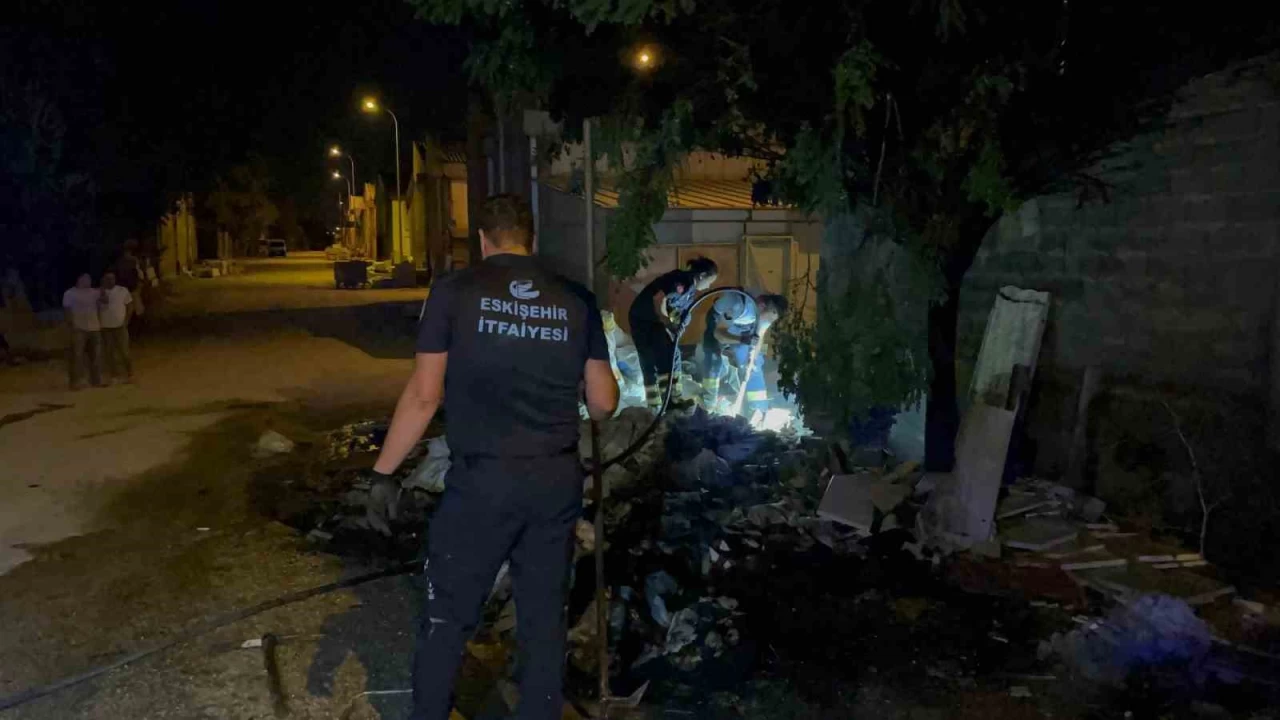 Sarhoş Şahsın Neden Olduğu Yangın Hızla Kontrol Altına Alındı