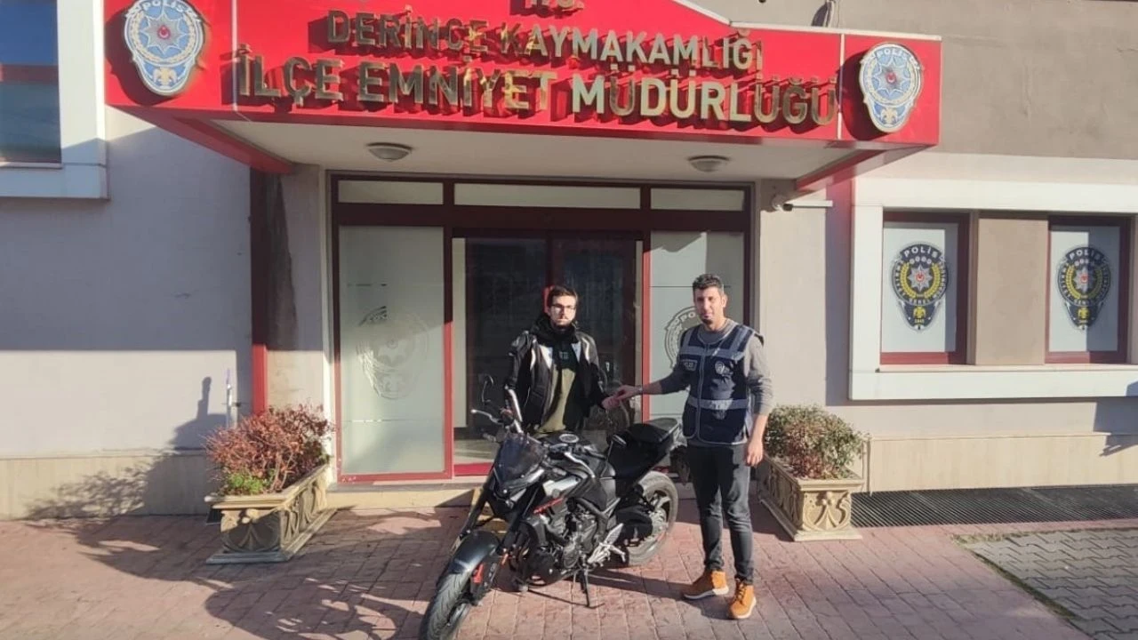 Kocaeli'de çalınan motosiklet İstanbul'da bulundu