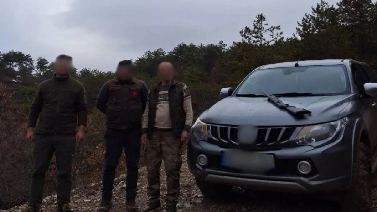 Bolu'da kaçak avcılık operasyonu düzenlendi: 22 kişiye para cezası verildi, 8 av tüfeği ele geçirildi