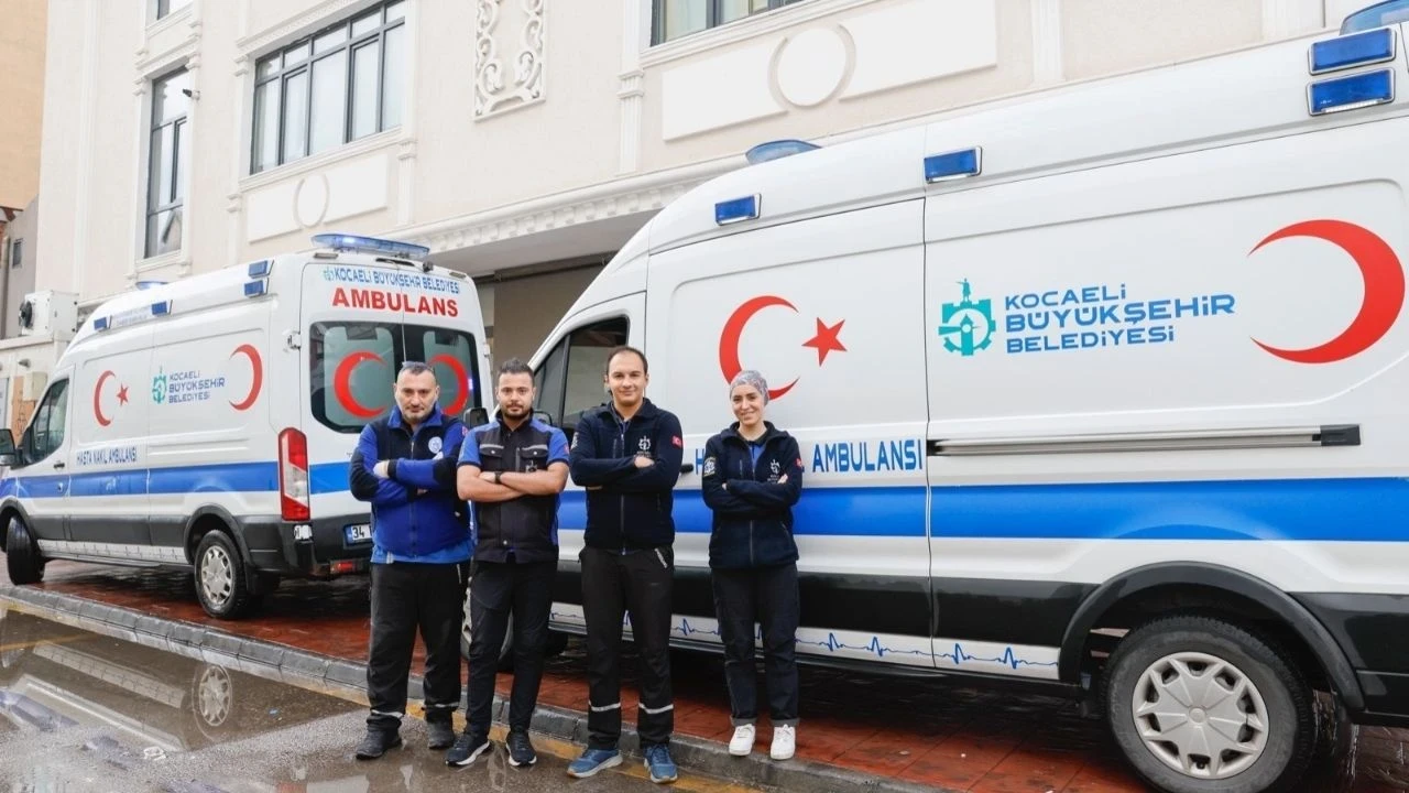 Kocaeli’de hasta nakil ambulans hizmetiyle 48 bin hastaya destek