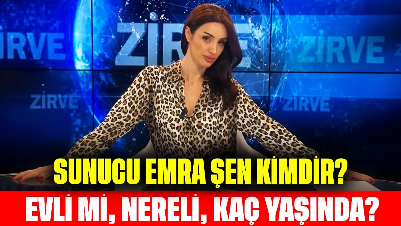 Sunucu Emra Şen Kimdir? Evli mi, Nereli, Kaç Yaşında?