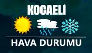 23 Kasım 2024 Kocaeli Hava Durumu! Kocaeli'de Bugün Havalar Nasıl Olacak?