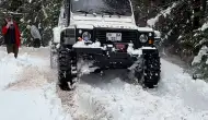 Bolu'da Defender Mengen Çukur Yayla Kış Festivali'nde Off-Road rüzgarı esiyor