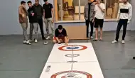 Düzce Gençlik ve Spor İl Müdürlüğü bünyesinde floor curling etkinliği düzenlendi