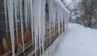 Bolu'da karın ardından dondurucu soğuk etkili oluyor