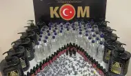 Düzce'de bir işyerinde 117 litre etil alkol bulundu