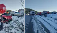 Bolu’da cip otomobille çarpıştı: 4 yaralı