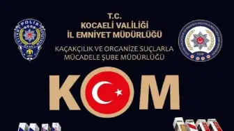 Kocaeli’de Makaron Kaçakçılığı Operasyonu! 100 Bin Makaron Ele Geçirildi