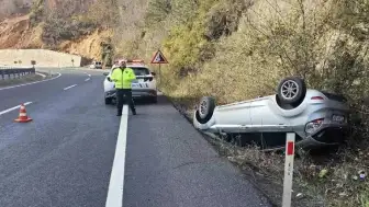 Zonguldak Ereğli’de Trafik Kazası! Can Kaybı Yok