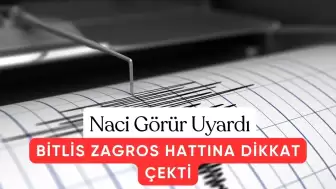 Deprem Uzmanı Naci Görür Uyardı: "Bitlis-Zagros Hattına Dikkat!"