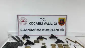 Kocaeli Merkezli 3 ilde silah kaçakçıları için operasyon düzenlendi