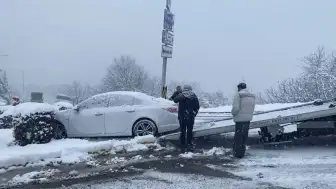 Kocaeli'de kar etkisini gösterdi: Okullara kar tatili arası verildi