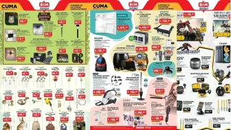 BİM 28 Mart 2025 aktüel ürünler kataloğu yayınlandı: Elektronik ürünlerden bahçe dekorasyonuna kadar büyük indirim